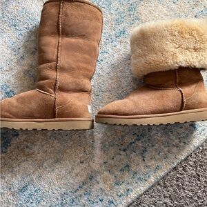UGG Chestnut Suede Boots